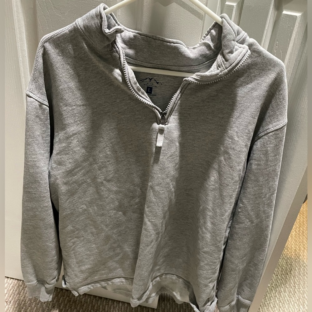 Quarter Zip Blue Mtn Sweatshirt